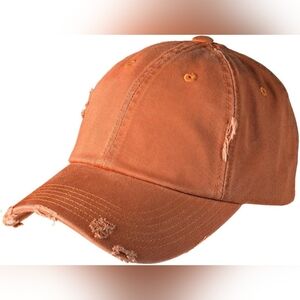 *3 for $15* District Distressed Cap Burnt Orange